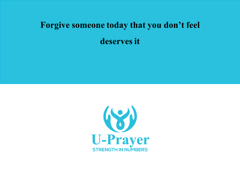 , Forgiveness Friday &#8211; 08/14/20